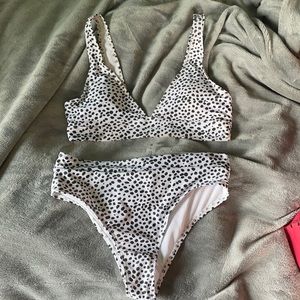 Black and White Shein Swimsuit